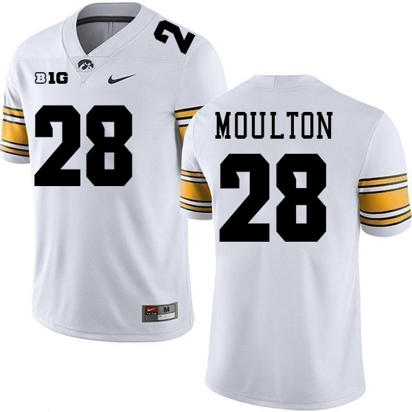 Kamari Moulton Iowa Jersey,University Of Iowa Hawkeyes Fotoball Uniforms,Jersey,Gears-White